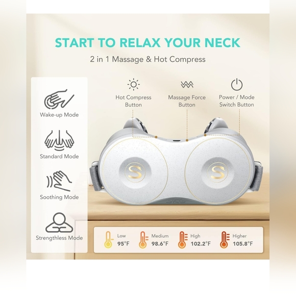 SKG H7-E Neck Massager - Picture 1 of 9